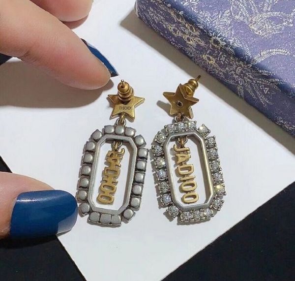 fine accessories new style letter pearl star set diamond earrings, Silver
fine accessories new style letter pearl star set diamond earrings, Silver