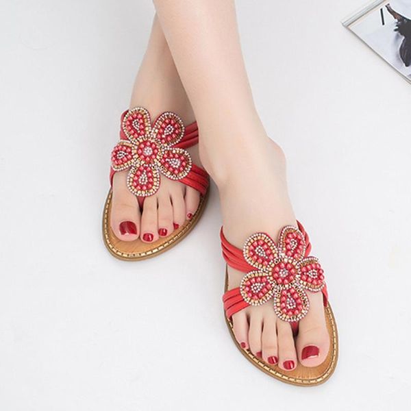 slippers bohemia style big flowers sequins clip toe slides women bling crystal flat bottom beach casual lady summer size 36-42, Black
slippers bohemia style big flowers sequins clip toe slides women bling crystal flat bottom beach casual lady summer size 36-42, Black