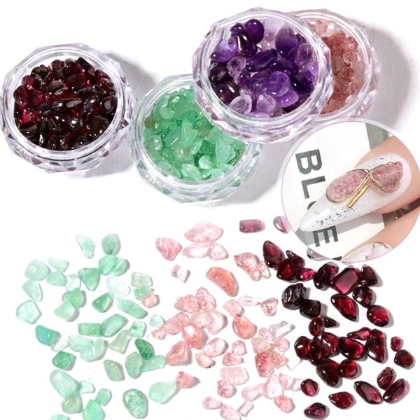 nail art decorations 1 box crystal natural stones irregular crushes colorful japanese style uv gel polish accessories, Silver;gold
nail art decorations 1 box crystal natural stones irregular crushes colorful japanese style uv gel polish accessories, Silver;gold