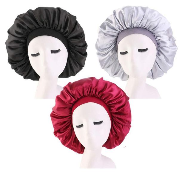 beanie/skull caps 3pcs sleep hats satin silky bonnet cap with premium elastic band wide-brimmed hair nightcap chemotherapy hat, Blue;gray
beanie/skull caps 3pcs sleep hats satin silky bonnet cap with premium elastic band wide-brimmed hair nightcap chemotherapy hat, Blue;gray