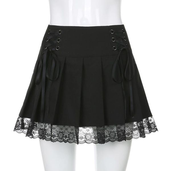woman punk style dark academia skirt lace up gothic y2k pleated aesthetic vintage streetwear dance mini skirts, Black
woman punk style dark academia skirt lace up gothic y2k pleated aesthetic vintage streetwear dance mini skirts, Black