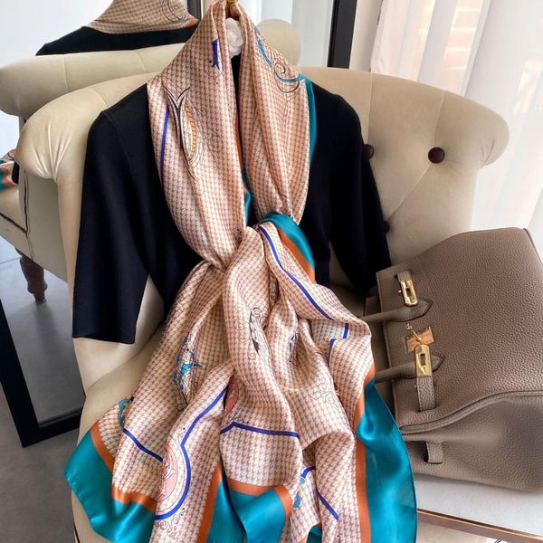 floral prit silk scarf women spring autumn fashion scarfs long warm shawls summer beach stoles female foulard echarpe scarves, Blue;gray
floral prit silk scarf women spring autumn fashion scarfs long warm shawls summer beach stoles female foulard echarpe scarves, Blue;gray