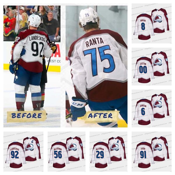 29 nathan mackinnon 21-22 colorado avalanche road white jersey sampo ranta cale makar gabriel landeskog andre burakovsky nazem kadri gabriel, Black;red
29 nathan mackinnon 21-22 colorado avalanche road white jersey sampo ranta cale makar gabriel landeskog andre burakovsky nazem kadri gabriel, Black;red