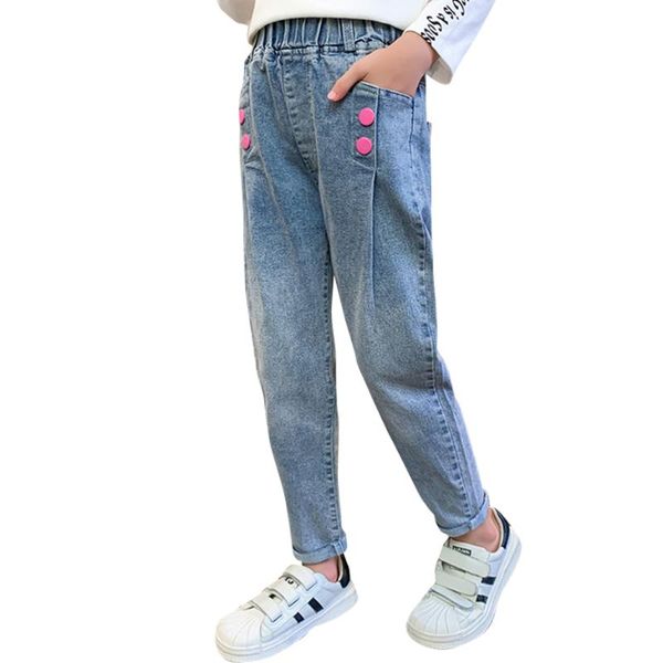 jeans big girl button kids casual style for children spring autumn children's clothing 6 8 10 12 14, Blue
jeans big girl button kids casual style for children spring autumn children's clothing 6 8 10 12 14, Blue