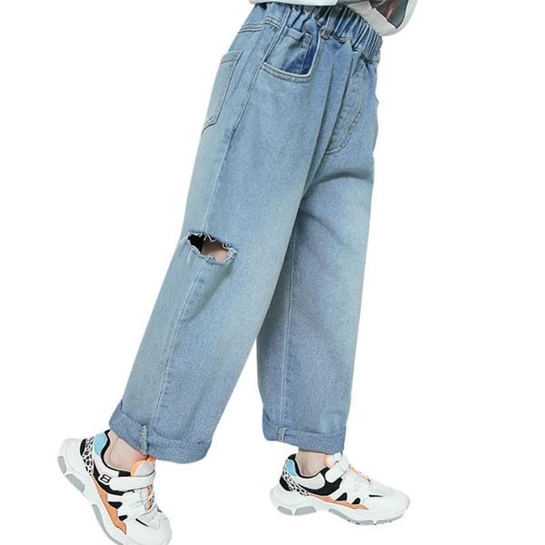 jeans for girl big hole spring autumn kid's ripped casual style children's clothing 6 8 10 12 14, Blue
jeans for girl big hole spring autumn kid's ripped casual style children's clothing 6 8 10 12 14, Blue