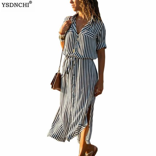 casual dresses ysdnchi long sleeve shirt dress 2021 summer boho beach party plus size vestidos print striped women black white, Black;gray
casual dresses ysdnchi long sleeve shirt dress 2021 summer boho beach party plus size vestidos print striped women black white, Black;gray