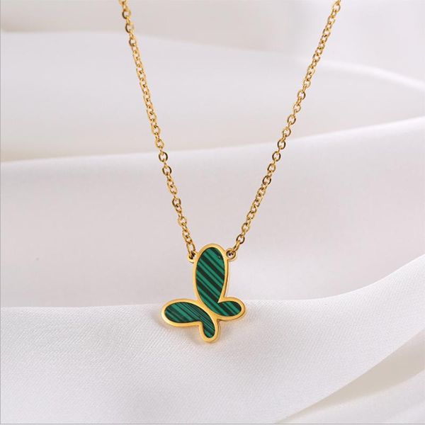chains yaologe 316l stainless steel 2021 for women green butterfly necklaces enamel thick chain choker fashion party jewelry gift, Silver
chains yaologe 316l stainless steel 2021 for women green butterfly necklaces enamel thick chain choker fashion party jewelry gift, Silver