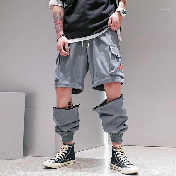 men's pants 2021 summer hip hop joggers men black harem multi-pocket man sweatpants streetwear casual mens detachable overalls
men's pants 2021 summer hip hop joggers men black harem multi-pocket man sweatpants streetwear casual mens detachable overalls