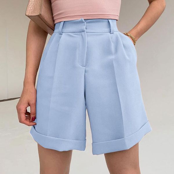 women's shorts high waist fashion high-waist straight-leg sports casual pocket clothing, White;black
women's shorts high waist fashion high-waist straight-leg sports casual pocket clothing, White;black