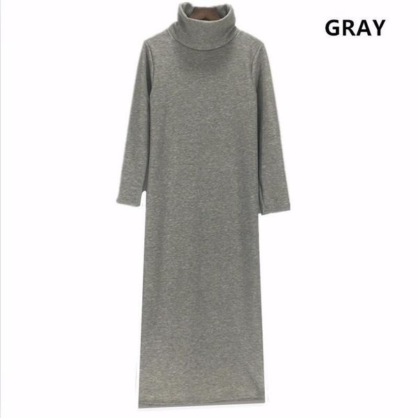 casual dresses 2021 women winter thicken warm long dress turtleneck maxi with velvet solid straight vestidos plus size s-6xl, Black;gray
casual dresses 2021 women winter thicken warm long dress turtleneck maxi with velvet solid straight vestidos plus size s-6xl, Black;gray