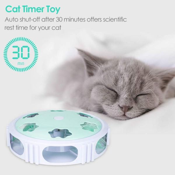 cat toys smart electric toy funny interactive led pet timer automatic turntable teasing for cats dogs spinning accessories
cat toys smart electric toy funny interactive led pet timer automatic turntable teasing for cats dogs spinning accessories