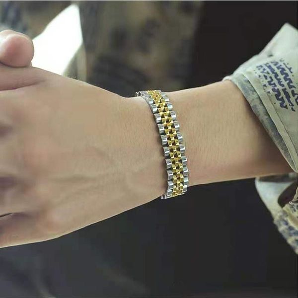 link, chain 15mm wide hiphop men women biker strap watch bracelet punk rock watchband style bracelets bangle jewelry jewellery 2021, Black
link, chain 15mm wide hiphop men women biker strap watch bracelet punk rock watchband style bracelets bangle jewelry jewellery 2021, Black
