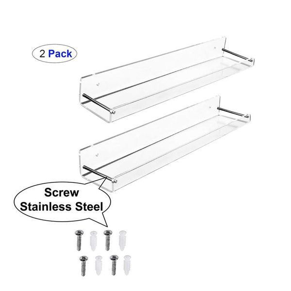 wall mount clear acrylic floating shelf shelves bath living room kitchen l shape displaying rack organizer shelving screw hooks & rails
wall mount clear acrylic floating shelf shelves bath living room kitchen l shape displaying rack organizer shelving screw hooks & rails