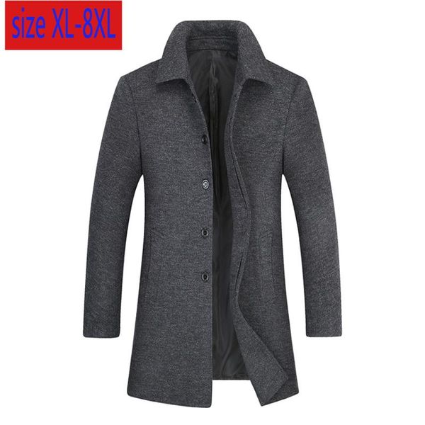 men's wool & blends arrival fashion super large spring autumn long windbreaker casual oversized jacket coat thick plus size xl2xl-5xl6x, Black
men's wool & blends arrival fashion super large spring autumn long windbreaker casual oversized jacket coat thick plus size xl2xl-5xl6x, Black