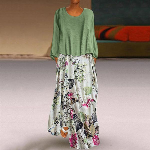 luxury casual drs2021 women's drs cotton linen print medium length loose long sleeve two piece skirt, Black;gray
luxury casual drs2021 women's drs cotton linen print medium length loose long sleeve two piece skirt, Black;gray