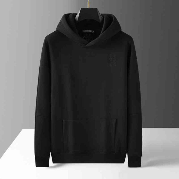 design autumn hooded core cross leather label fog sweater ins tide coat men's wear, White
design autumn hooded core cross leather label fog sweater ins tide coat men's wear, White