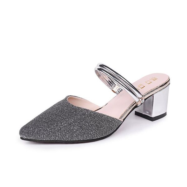designer slippers women shoes mules pointrd toe woman sequined cloth slides summer loafers lady sandals terlik, Black
designer slippers women shoes mules pointrd toe woman sequined cloth slides summer loafers lady sandals terlik, Black