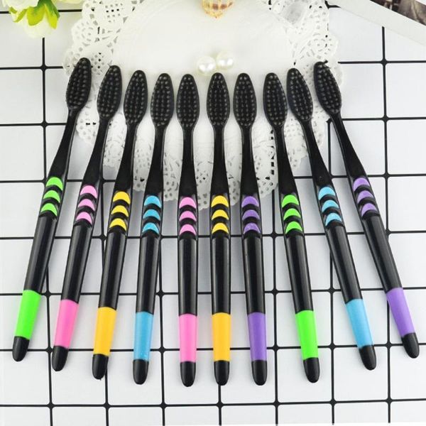 toothbrush 10pcs bamboo charcoal natural environmental protection non-slip handle soft adults #40
toothbrush 10pcs bamboo charcoal natural environmental protection non-slip handle soft adults #40