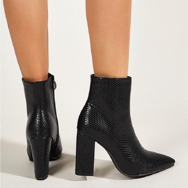 boots women ankle botas mujer pu leather high heels autumn winter black pointed toe zipper nightclub ladies shoes
boots women ankle botas mujer pu leather high heels autumn winter black pointed toe zipper nightclub ladies shoes
