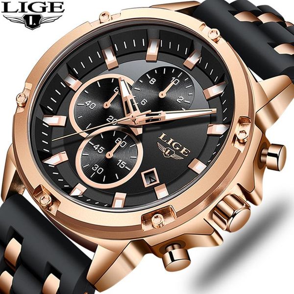 wristwatches 2021 lige fashion sport watch men waterproof mens watches quartz relogio masculino reloj hombre silicone strap, Slivery;brown
wristwatches 2021 lige fashion sport watch men waterproof mens watches quartz relogio masculino reloj hombre silicone strap, Slivery;brown