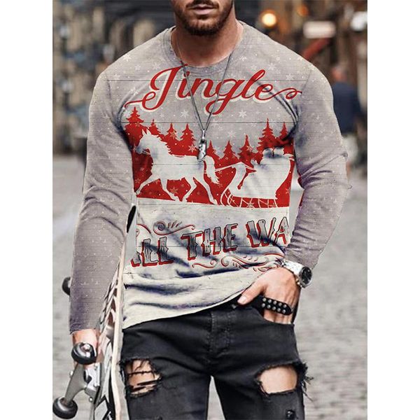 men's t-shirts 2022 pattern printed mens pullovers spring autumn casual long sleeve fashion christmas o-neck tees streetwear, White;black
men's t-shirts 2022 pattern printed mens pullovers spring autumn casual long sleeve fashion christmas o-neck tees streetwear, White;black