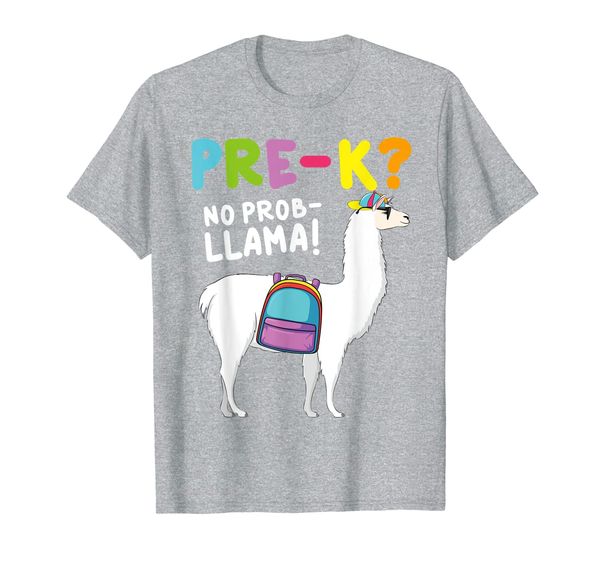 pre-k shirt no prob-llama funny llama first day of school t-shirt, White;black
pre-k shirt no prob-llama funny llama first day of school t-shirt, White;black