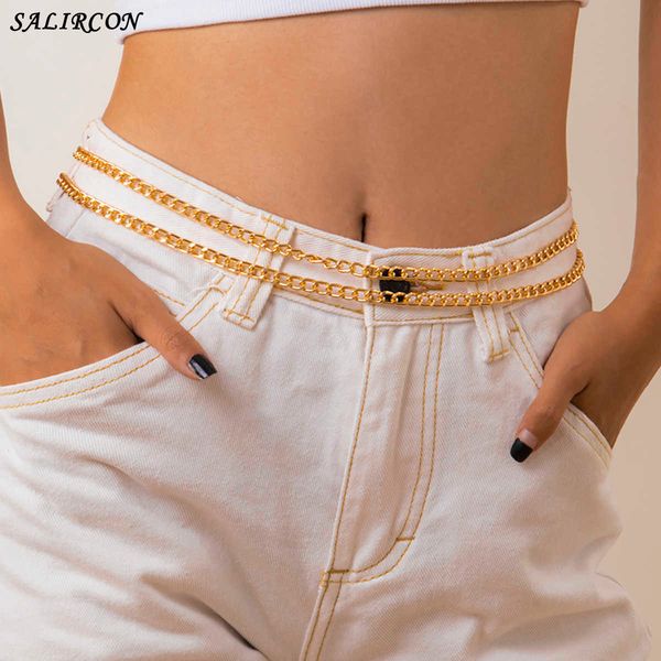 punk simple layered link chain body belly chain for women aesthetic long metal jeans waist chain belt fashion body jewelry p0811, Silver
punk simple layered link chain body belly chain for women aesthetic long metal jeans waist chain belt fashion body jewelry p0811, Silver