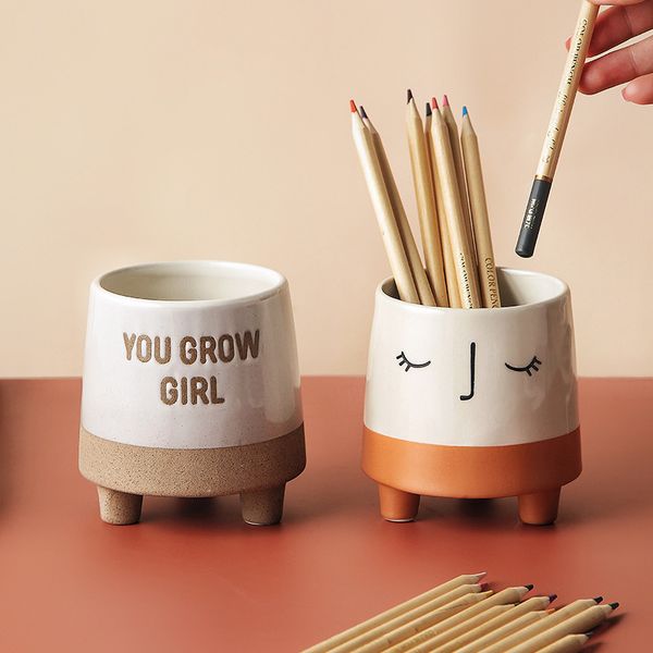 pencil office stationery ceramic pen holder net red creative cute cartoon hand drawn student desksorting storage box
pencil office stationery ceramic pen holder net red creative cute cartoon hand drawn student desksorting storage box