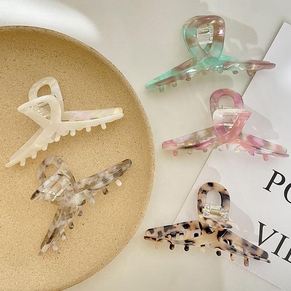 ink hair claws solid color plastic grab clips women korean accessories for girls buckle bath ponytail clamps, Slivery;golden
ink hair claws solid color plastic grab clips women korean accessories for girls buckle bath ponytail clamps, Slivery;golden