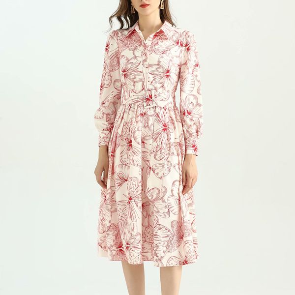 autumn style printing vintage party thin fitting single sleeve mid-length dress, Black;gray
autumn style printing vintage party thin fitting single sleeve mid-length dress, Black;gray