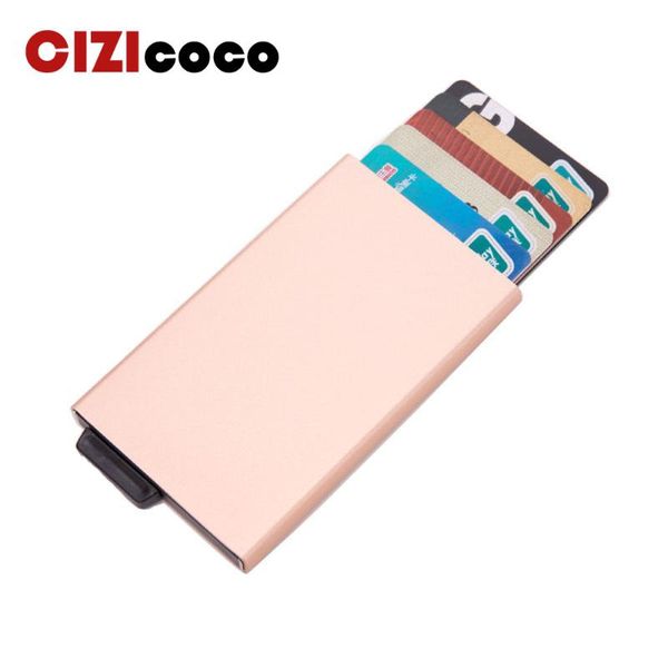card holders rfid aluminum holder automatic up business men metal credit passport box id wallet, Brown;gray
card holders rfid aluminum holder automatic up business men metal credit passport box id wallet, Brown;gray