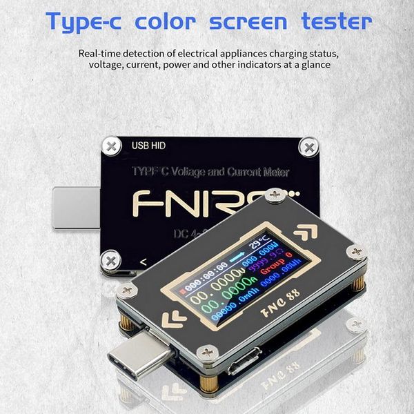 multimeters fnc88 type-c pd trigger battery tester usb-c voltmeter ammeter voltage current meter multimeter recharger usb
multimeters fnc88 type-c pd trigger battery tester usb-c voltmeter ammeter voltage current meter multimeter recharger usb