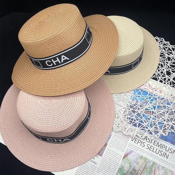 wide brim hats spring style raffia straw hat ribbon letter big ladies sun seaside vacation travel 2021, Blue;gray
wide brim hats spring style raffia straw hat ribbon letter big ladies sun seaside vacation travel 2021, Blue;gray