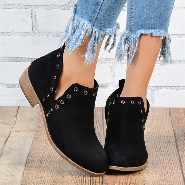 boots women's spring and autumn short england v pointy thick heel rivets fashion wild personality, Black
boots women's spring and autumn short england v pointy thick heel rivets fashion wild personality, Black