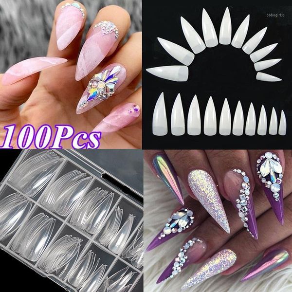 100pcs/box medium stiletto acrylic false nails eagle claw sharp end fake nail tips manicure artificial art press on1, Red;gold
100pcs/box medium stiletto acrylic false nails eagle claw sharp end fake nail tips manicure artificial art press on1, Red;gold