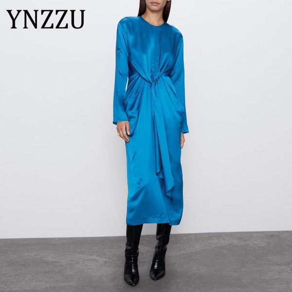 casual dresses elegant women stain silk dress blue 2021 spring summer o-neck long sleeve maxi pleated fashion vestidos party ynzzu yb365, Black;gray
casual dresses elegant women stain silk dress blue 2021 spring summer o-neck long sleeve maxi pleated fashion vestidos party ynzzu yb365, Black;gray