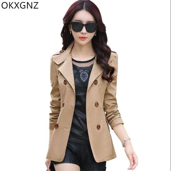 women's trench coats middle-aged women installed short windbreaker mother slim double breasted collar waist coat classic -3xl special, Tan;black
women's trench coats middle-aged women installed short windbreaker mother slim double breasted collar waist coat classic -3xl special, Tan;black