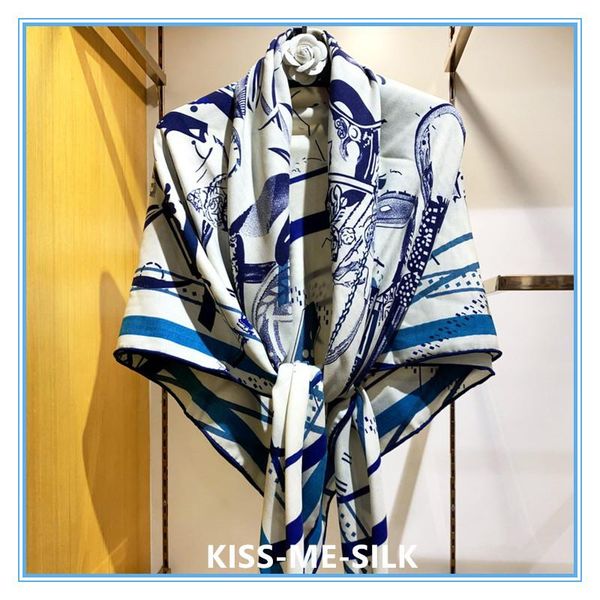 metal stirrup double-sided printing thick silk cashmere big square scarf shawl fashion for women 135*135cm/190g scarves, Blue;gray
metal stirrup double-sided printing thick silk cashmere big square scarf shawl fashion for women 135*135cm/190g scarves, Blue;gray