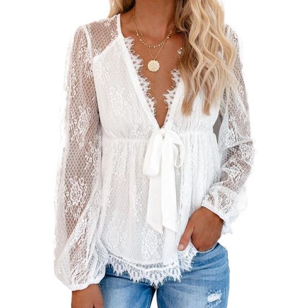 women's t-shirt lace embroidery stitching bow tie long-sleeved shirt white black chiffon
women's t-shirt lace embroidery stitching bow tie long-sleeved shirt white black chiffon