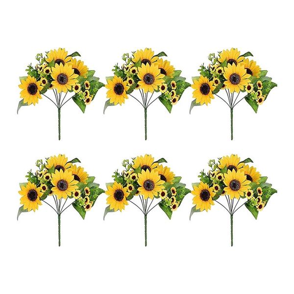 bouquet artificial sunflower fake with stem for office home birthday party indoor outdoor decoration 12 inch decorative flowers & wreaths
bouquet artificial sunflower fake with stem for office home birthday party indoor outdoor decoration 12 inch decorative flowers & wreaths