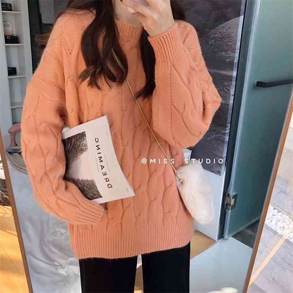 winter autumn women solid o-neck thick warm sweater lady casual knitted pullovers female korean long sleeve 210517, White;black
winter autumn women solid o-neck thick warm sweater lady casual knitted pullovers female korean long sleeve 210517, White;black