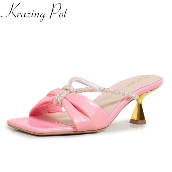 sandals krazing pot natural full grain leather mules pink color dance party wedding high heels slip on princess design gorgeous, Black
sandals krazing pot natural full grain leather mules pink color dance party wedding high heels slip on princess design gorgeous, Black