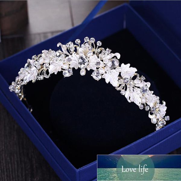kmvexo gorgeous european bride wedding leaves flowers pearl tiara crowns crystal queen tiara diadem bridal hair accessories, Golden;silver
kmvexo gorgeous european bride wedding leaves flowers pearl tiara crowns crystal queen tiara diadem bridal hair accessories, Golden;silver