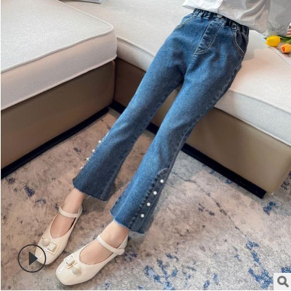 jeans children's flare 2021 autumn and spring kids leisure trousers girls pants denim pearls blue color size6-14 ly116
jeans children's flare 2021 autumn and spring kids leisure trousers girls pants denim pearls blue color size6-14 ly116