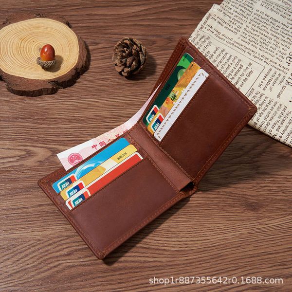 the wallet lisa crazy horse men leather wallet men horizontal head leather wallet, Black
the wallet lisa crazy horse men leather wallet men horizontal head leather wallet, Black