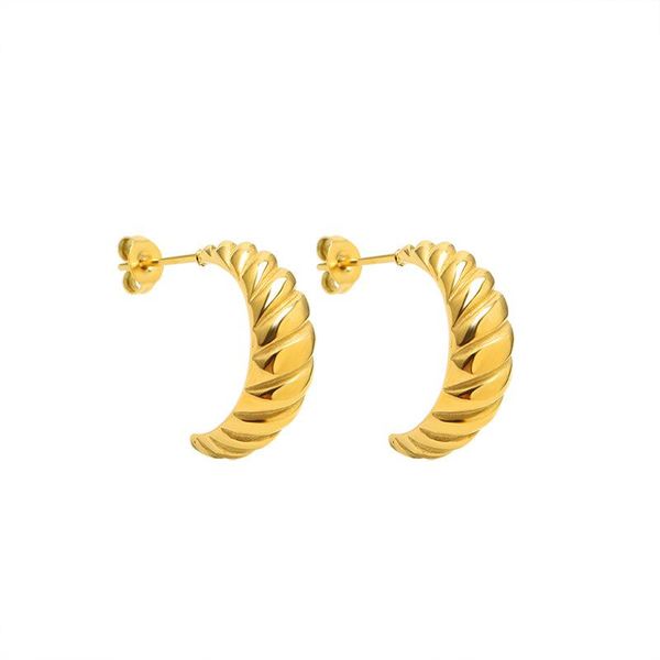 stud simple twist moon earrings for women party bohemian jewelry gifts fashion gold color stainless steel eardrop, Golden;silver
stud simple twist moon earrings for women party bohemian jewelry gifts fashion gold color stainless steel eardrop, Golden;silver