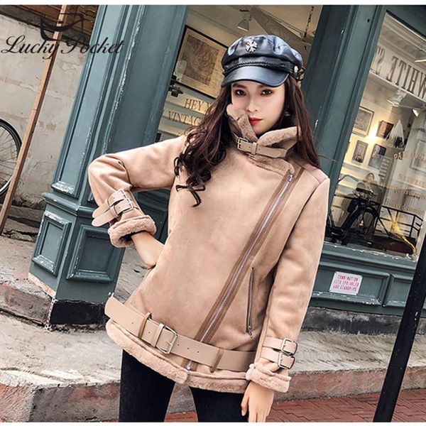 women's fur & faux women autumn winter fashion solid color lamb wool leather female high street elegant coat ladies brand warm coats ml, Black
women's fur & faux women autumn winter fashion solid color lamb wool leather female high street elegant coat ladies brand warm coats ml, Black