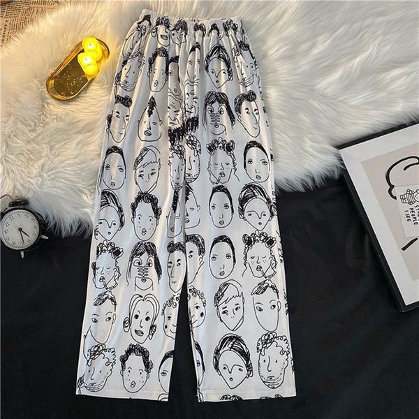 women's pants & capris women wide-leg pant summer cartoon anime print straight trouser personality graffiti streetwear clothes loose, Black;white
women's pants & capris women wide-leg pant summer cartoon anime print straight trouser personality graffiti streetwear clothes loose, Black;white