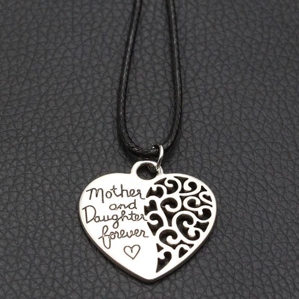 pendant necklaces initial necklace mother & daughter forever love leather fashion jewelry for women girlfriend gift, Silver
pendant necklaces initial necklace mother & daughter forever love leather fashion jewelry for women girlfriend gift, Silver
