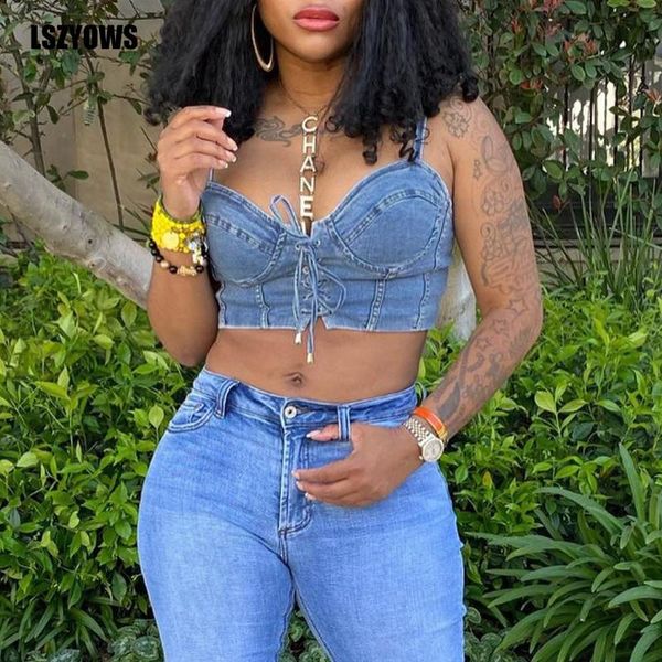women's tanks & camis women denim tank lace up sleeveless summer jeans crop streetwear backless spaghetti strap fashion casual, White
women's tanks & camis women denim tank lace up sleeveless summer jeans crop streetwear backless spaghetti strap fashion casual, White